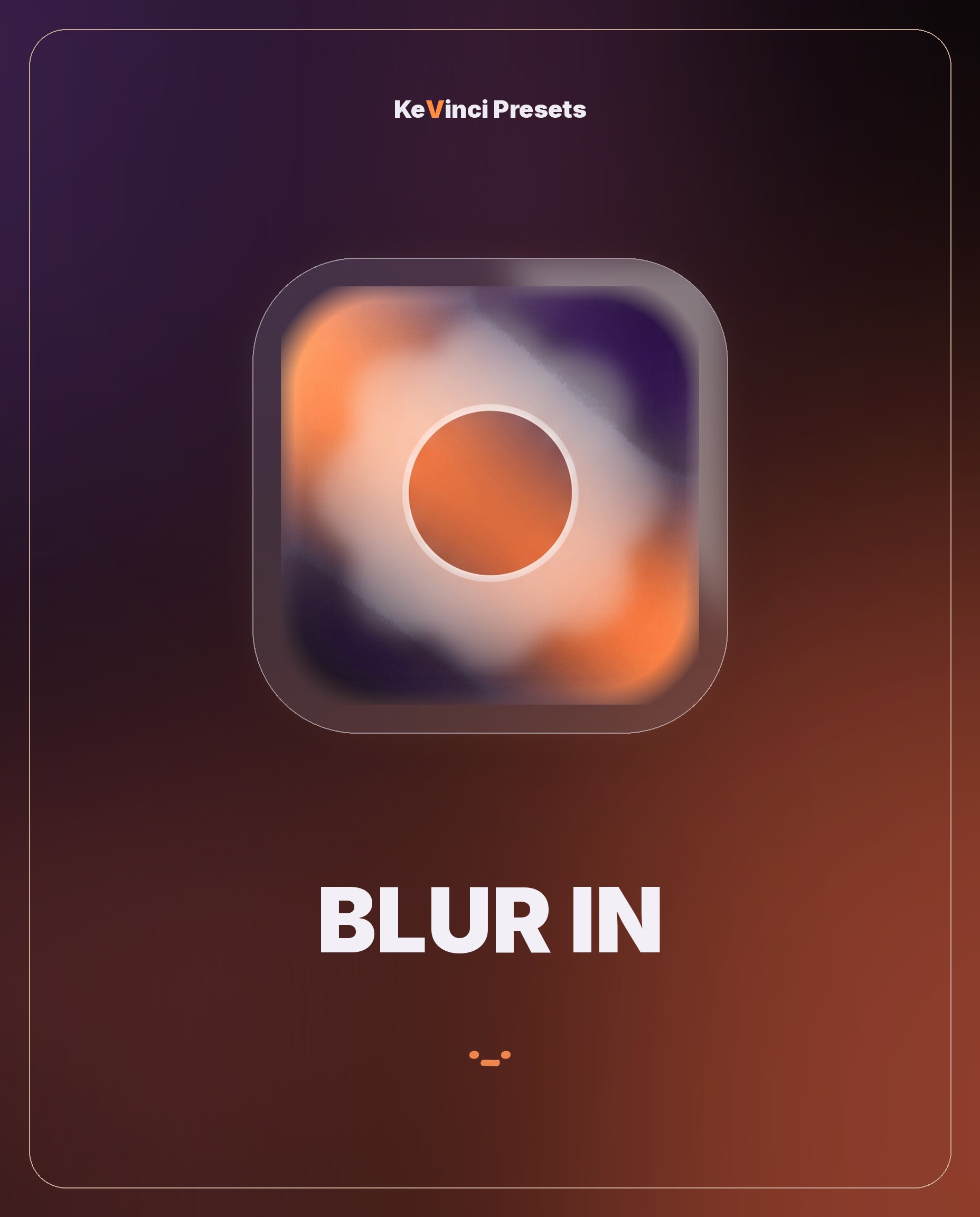 Blur In preset cover