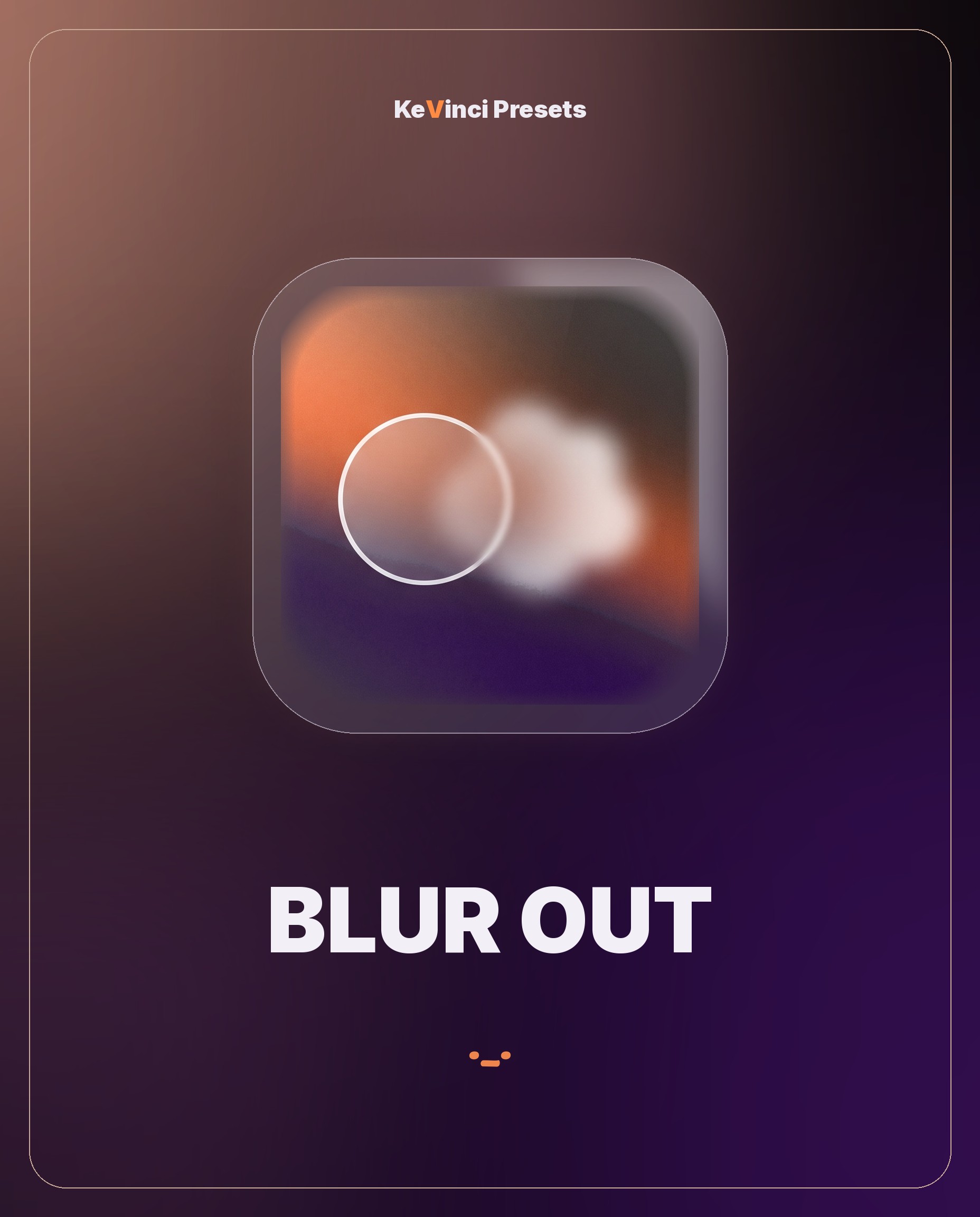 Blur Out preset cover