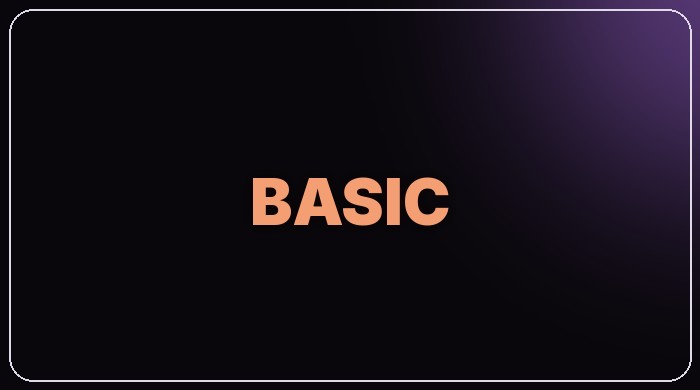 Basic caption preset thumbnail
