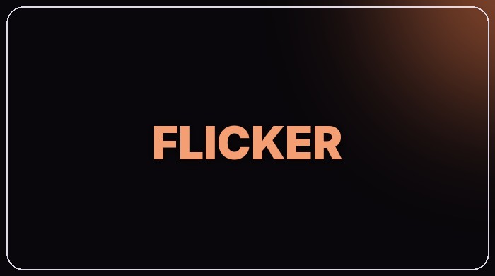 Flicker caption preset thumbnail