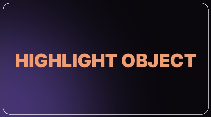 Highlight Object preset thumbnail