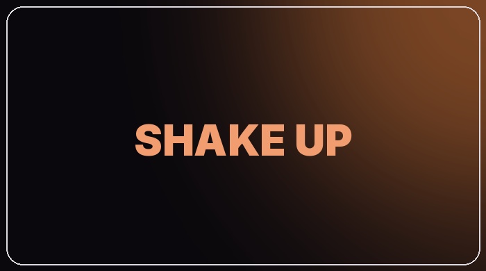 Shake Up preset thumbnail