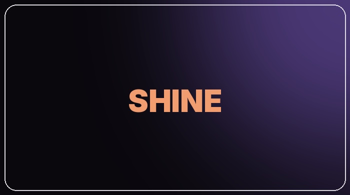 Shine preset thumbnail